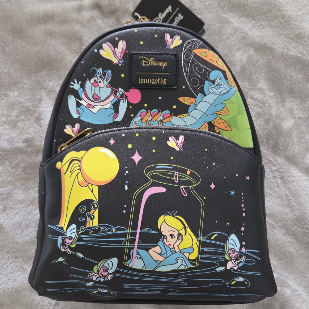 Disney Loungefly Alice In Wonderland Mini Backpack